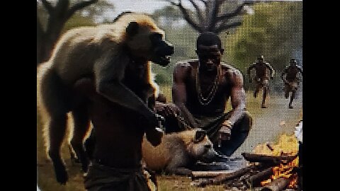 In the Forest, Hadzebe tribes prepare and consumes Baboon
