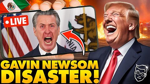 HUMILIATION: Gavin Newsom ‘Live Address’ to the Nation CRASHES, No Audio | Exposed as a FAKE Address