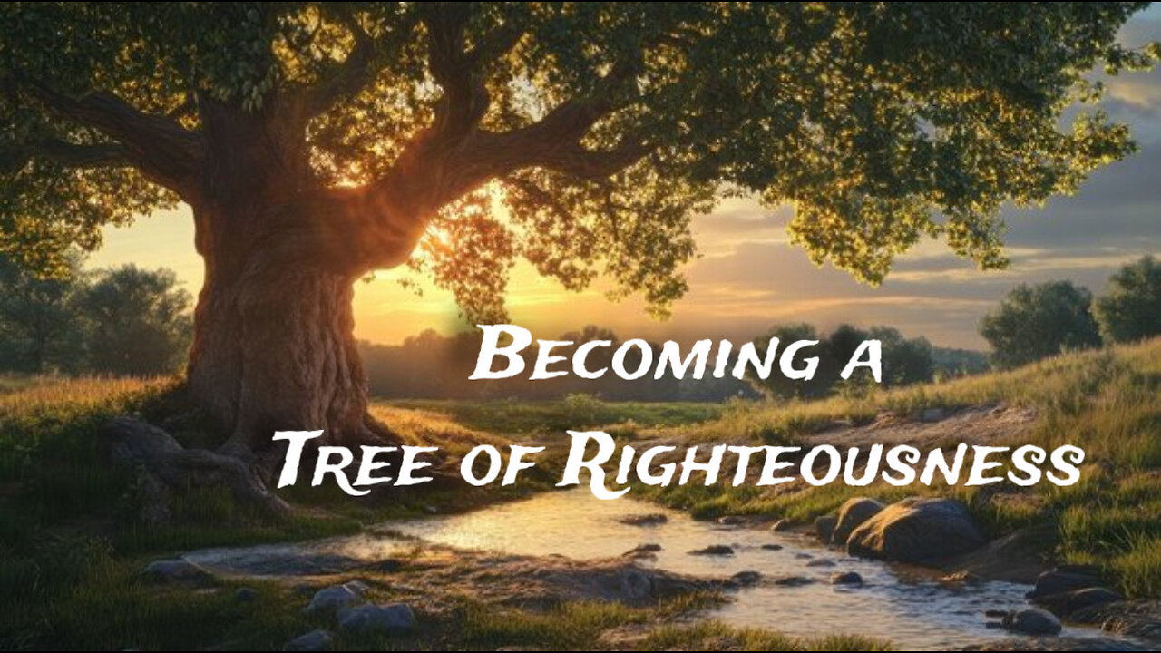 Becoming a Tree of Righteousness