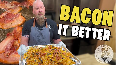 Chef Dad Bacon it Better: Bacon Cheesy Fries With Mind Blowing Ranch Dip!