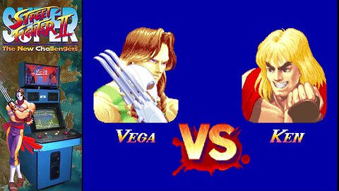 Super Street Fighter II (Arcade) - Vega vs. Ken