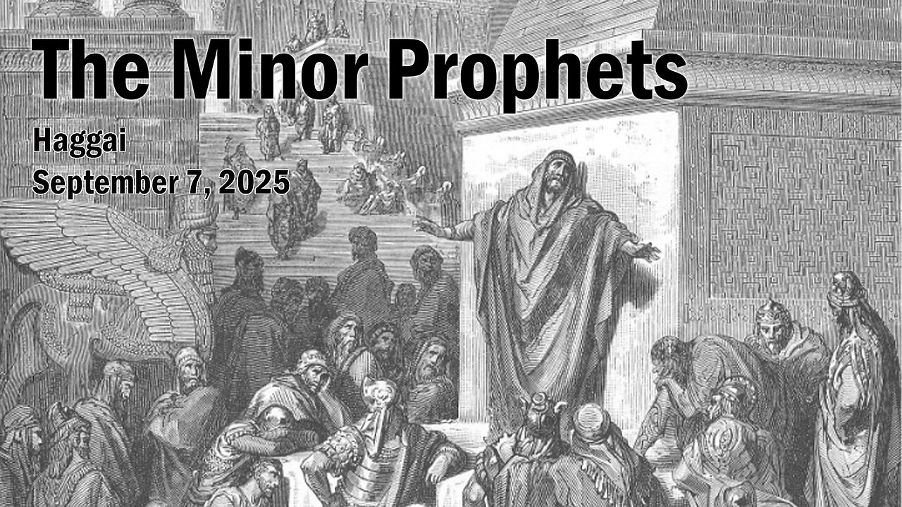 Haggai - Building the Temple and Hoping for the Messiah
