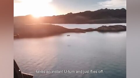 UFO Impossible Turn Captured by A Black Hawk