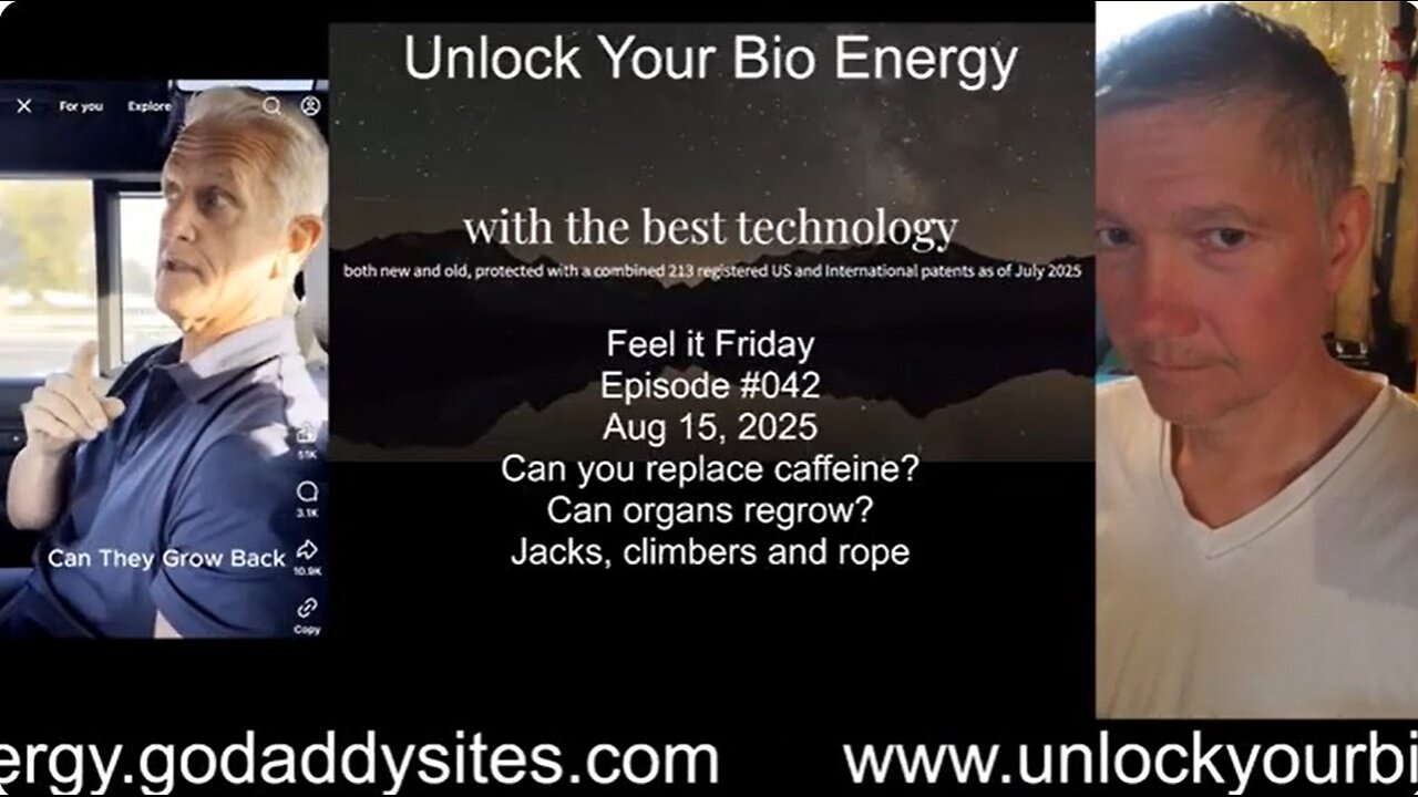 Can you replace caffeine and can organs regrow? Feel it Friday, Ep 42 August 15, 2025