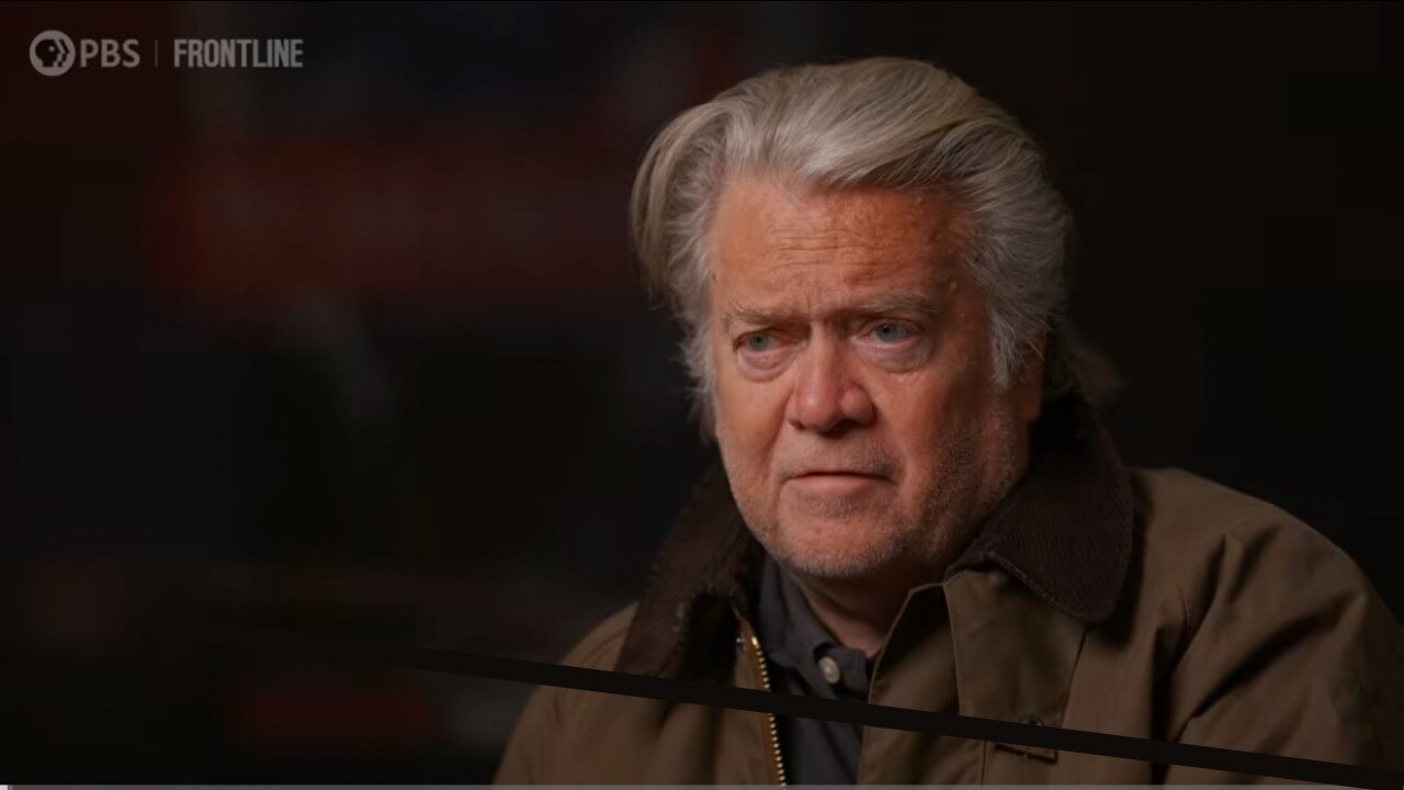▶️ NEW: Steve Bannon sits down for a no-holds-barred PBS Frontline interview | Trump's Power & the Rule of Law: Steve Bannon