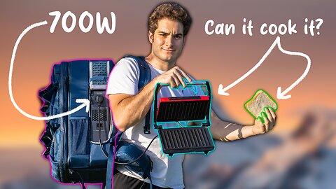 I Plugged a 700W Panini Press Into a Backpack… Will It Work? | Bluetti Handsfree 2