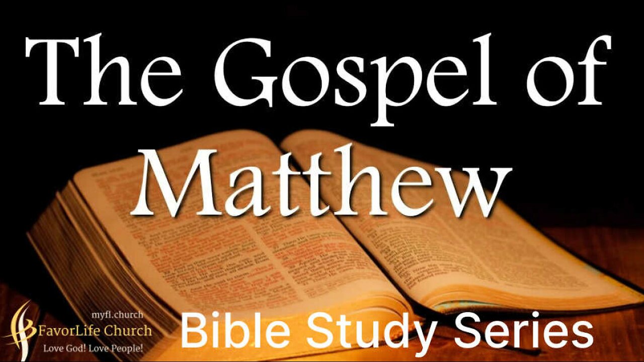 Back to the book of Matthew