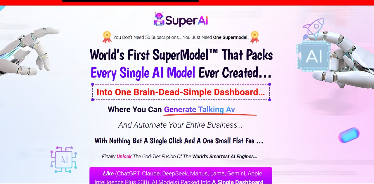 Super AI Review: the SuperModel™ That Deliver Simple Access to Every AI (Incl. ChatGPT, Gemini) More