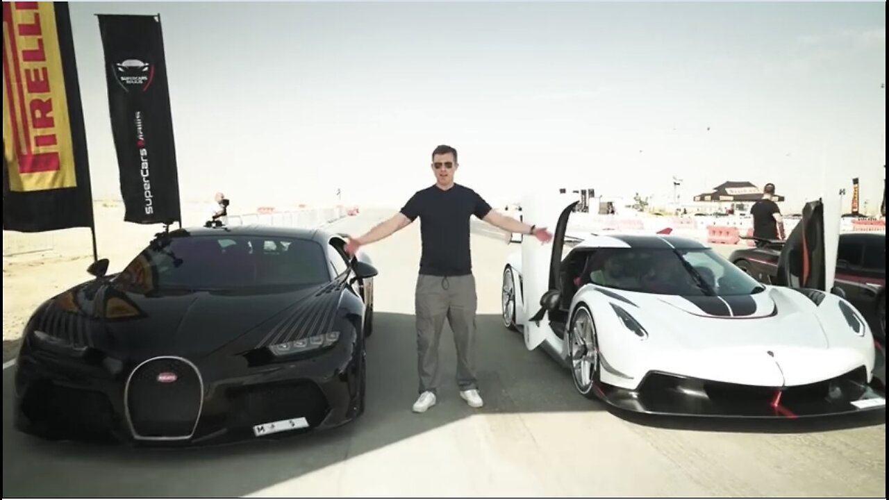 Koenigsegg Jesko v Bugatti Chiron Super Sport: DRAG RACE