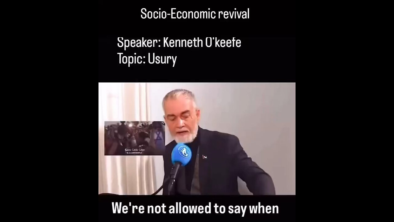 Kenneth O’Keefe Speaks To Usury