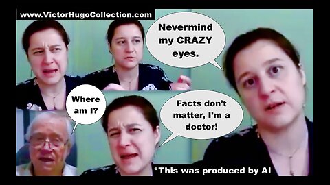 Discredited Dr Katherine Horton Jim Fetzer Assert Victor Hugo Works For FBI Uses AI To Produce Art