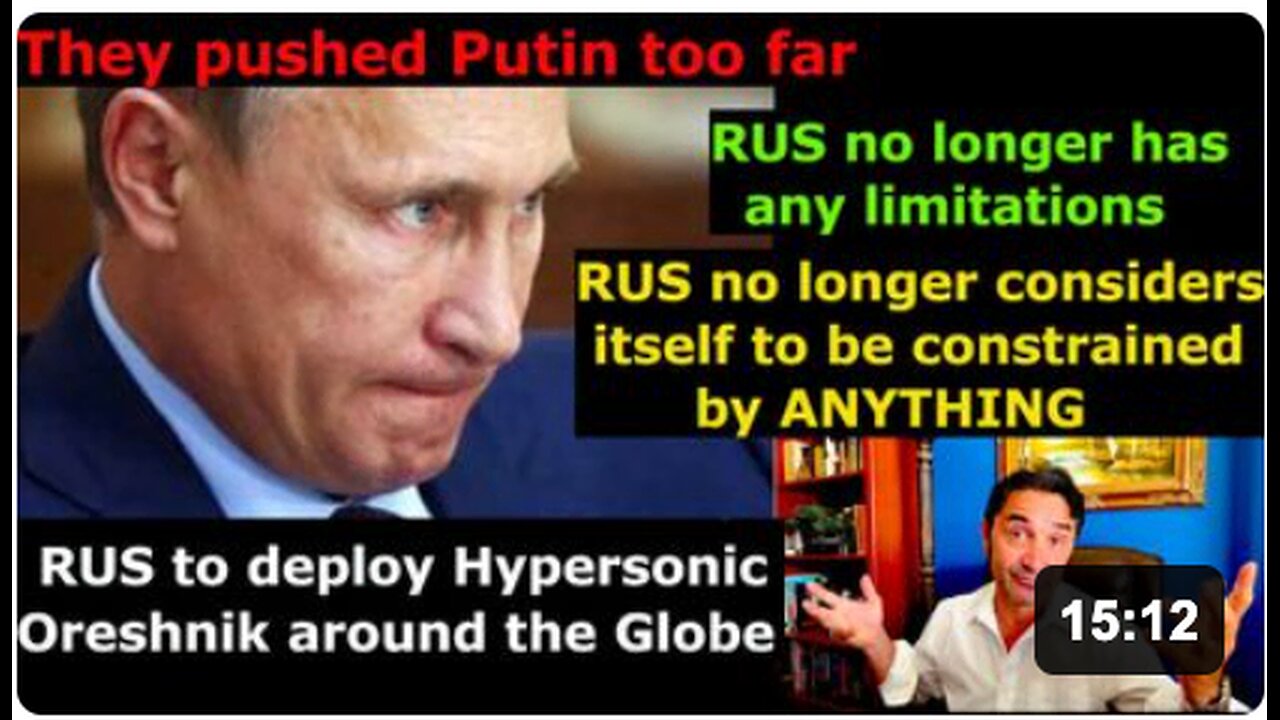 RUSSIA Removes Restrictions on Deploying Intermediate Range Missiles due to West's Direct THREAT
