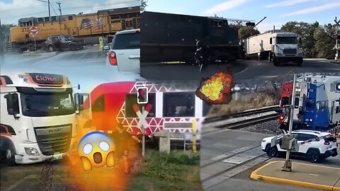 shocking accidents || train crash