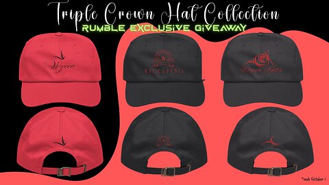 🔥 BIG ANNOUNCEMENT ! 👑 TRIPLE CROWN GIVEAWAY LAUNCH 👑 - Win All 3 WYCCA Hats! 703/1000 Viewers