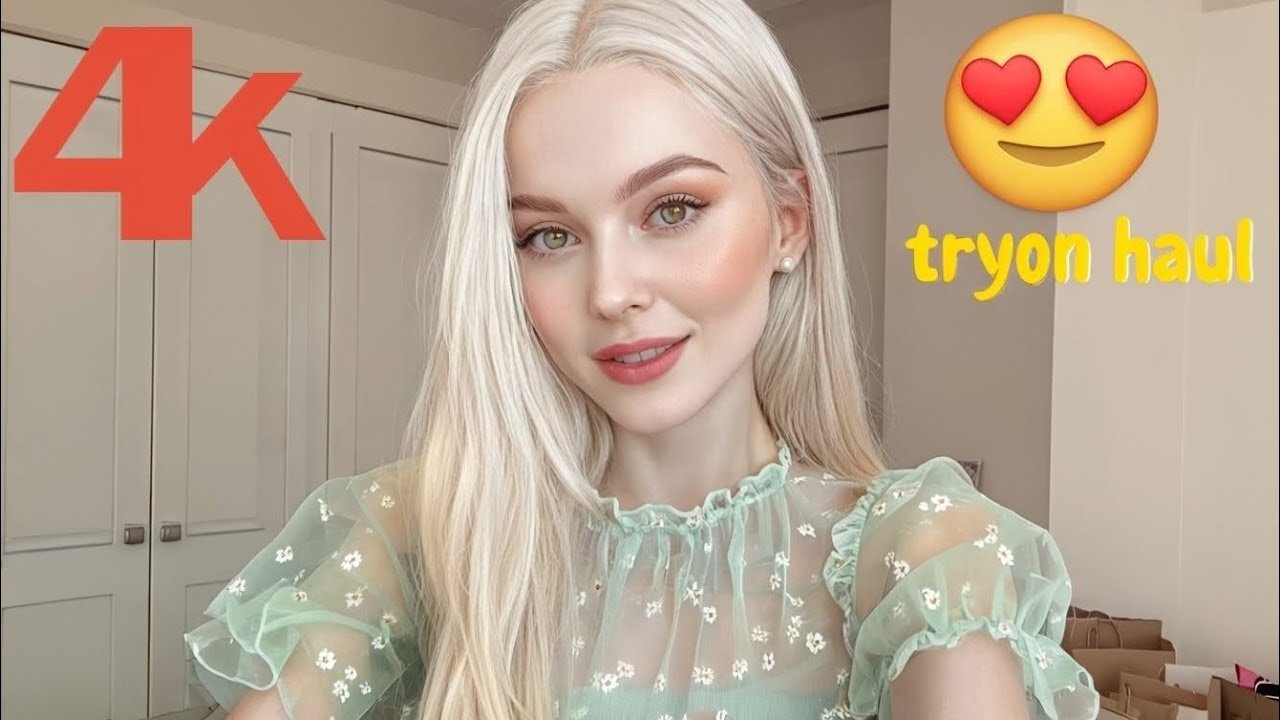 4K Try on haul 2025 - Transparent wet vs dry | shein transparent lingerie & micro bikini see through