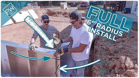 Installing a HYDRA 6' Radius Swimming Pool Corner from Pool Warehouse
