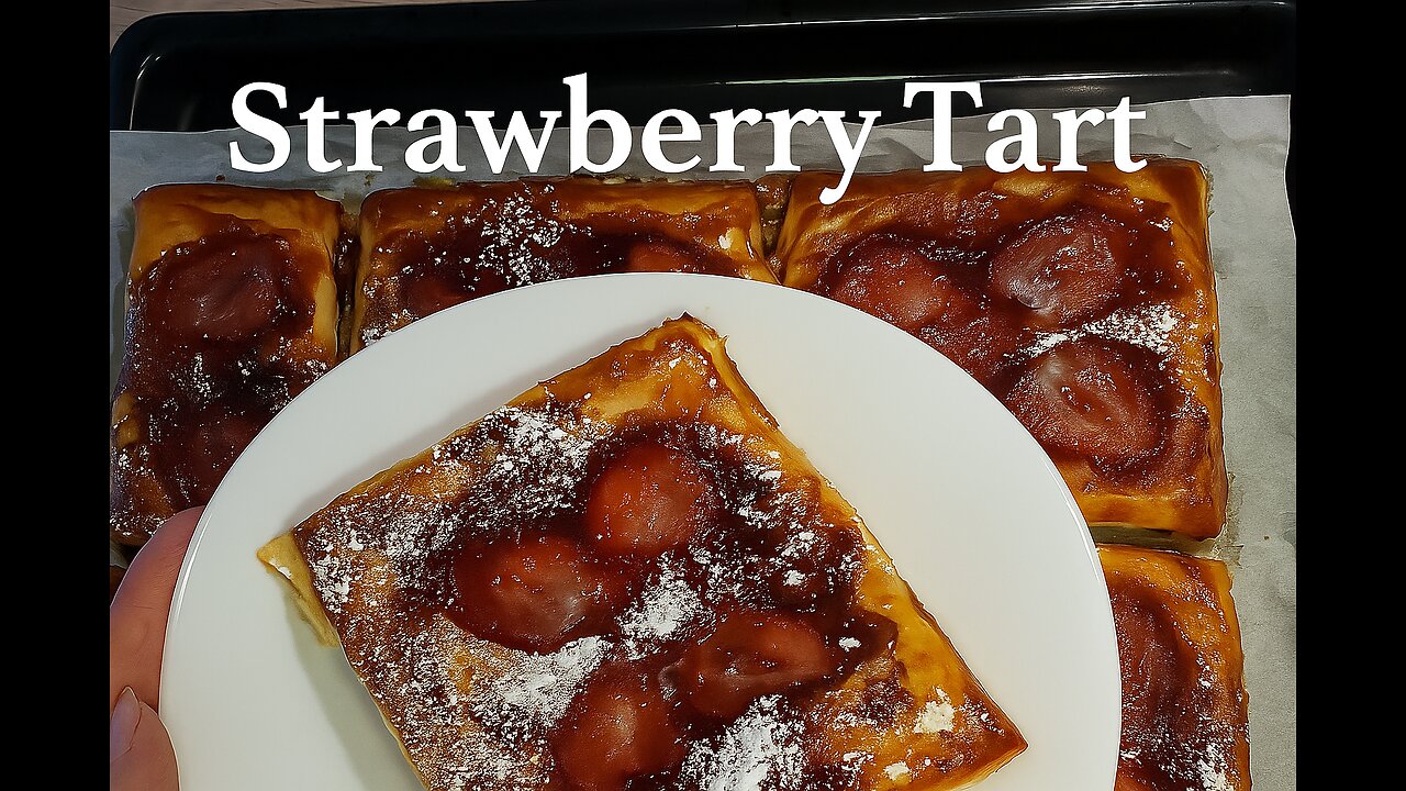 Make This 15-Minute Strawberry Tart | So Easy, So Good! 🍓✨