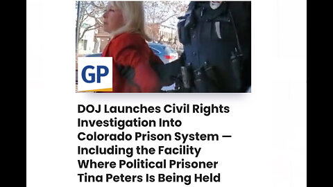 DOJ Launches Civil Rights Investigation Into Colorado Prison System — Including Where Tina Peters Is