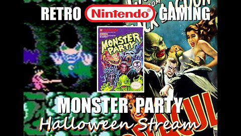 Monster Party (NES): Celebrate Halloween fighting Against the Evil Monsters and Foul Chinese Food