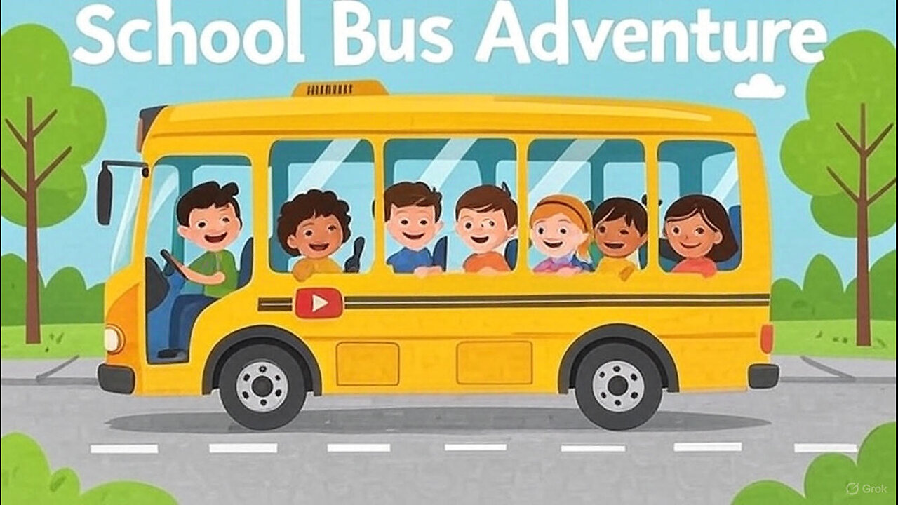 The Wheels on the Bus Go Round and Round” 🚍🎵