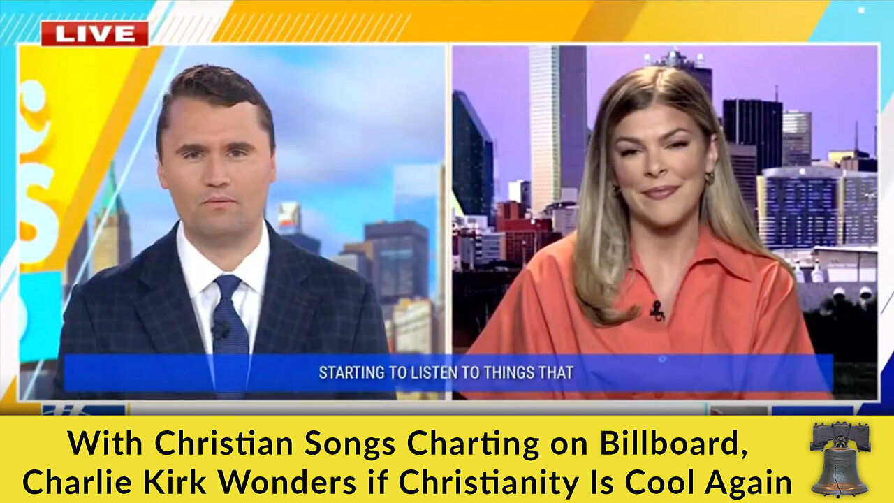 With Christian Songs Charting on Billboard, Charlie Kirk Wonders if Christianity Is Cool Again