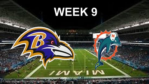 Ravens/Dolphins Wk 9 Preview | Bears/Ravens Wk 8 Review | NFL Big 5 | IU vs Terps | O's Team Needs