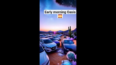 Early morning Oasis