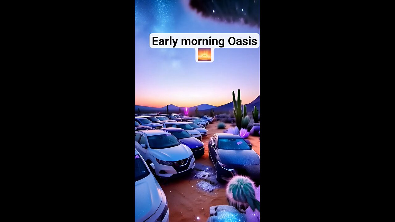 Early morning Oasis
