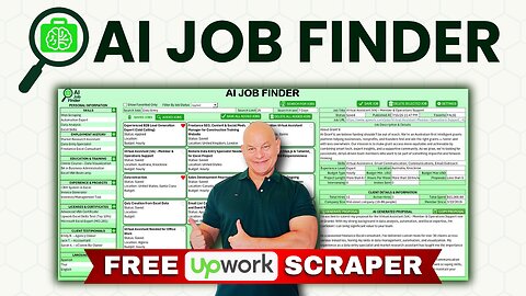 STOP Wasting Time Job Hunting — This AI Excel Tool Does It For You!