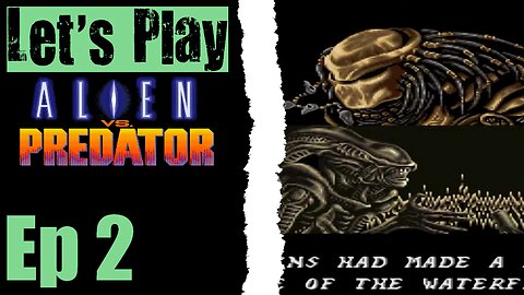 Let's Play Alien Vs Predator - 02 Sad Dinosaur