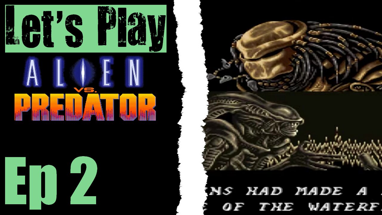Let's Play Alien Vs Predator - 02 Sad Dinosaur