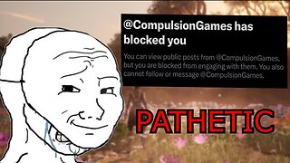 Compulsion games BLOCKS ME for pointing out thier anti-white racism