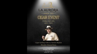 Manuel Inoa Master Blender of La Aurora Cigars discusses cigars, life, relaxation & blending tobacco