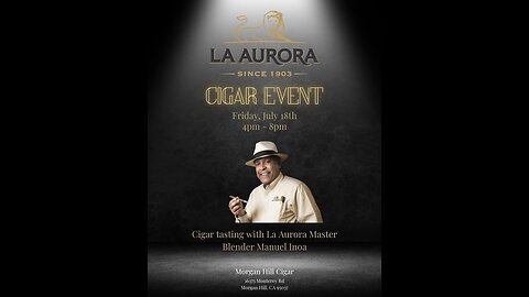 Manuel Inoa Master Blender of La Aurora Cigars discusses cigars, life, relaxation & blending tobacco