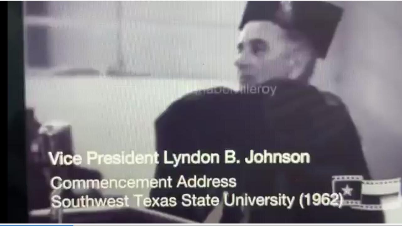 “He who controls the weather will control the world!” yells EVIL Lyndon Johnson, 1962