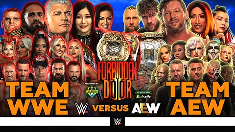 WWE x AEW Forbidden Door 2025 - Dream Match Card [v2]