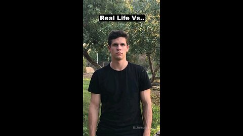 Real life versus AI parkour skills.