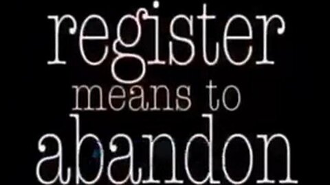 Blacks Law Dictionary Meaning of the Word Register