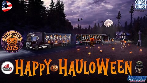 🚛👻🎃ATS TRUCKERSMP HALLOWEEN HAUNT: SPOOKY HAULS LIVE!🚛👻🎃