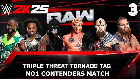 WWE 2K25 Raw September 8th 2025 - Match 3: What A Match!