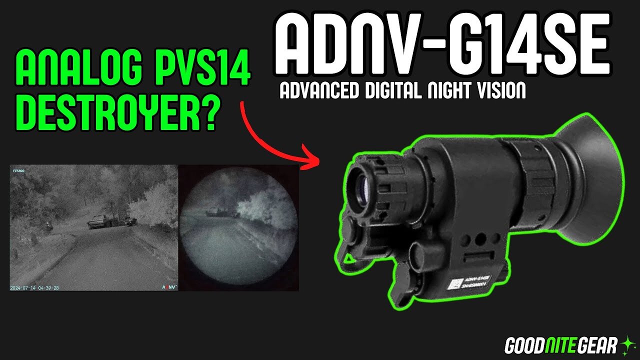 The FUTURE of Night Vision is HERE! ADNV G14SE Advanced Digital NVGs 🌔