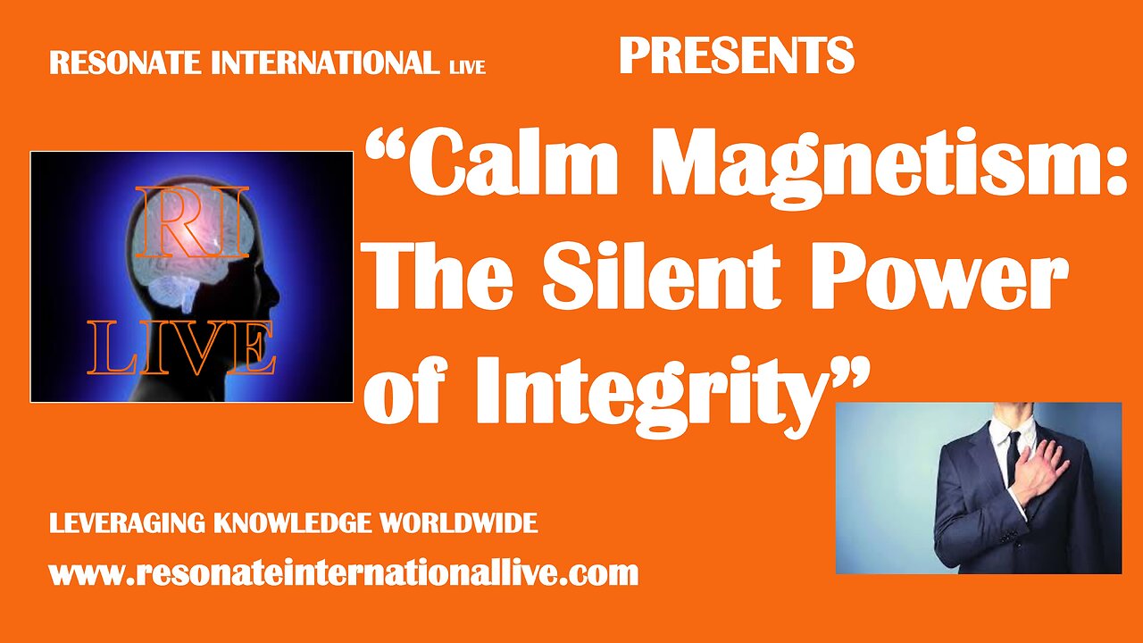 “Calm Magnetism: The Silent Power of Integrity”
