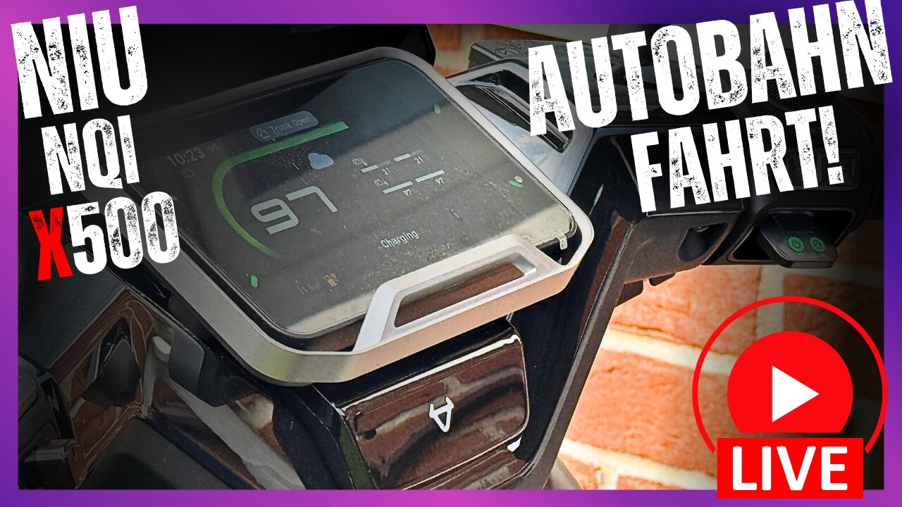 NIU NQIX 500 🏁 Autobahn & Vollgas 👉 Wie weit kommt man wirklich? 🤔 #niu #eroller *WERBUNG*