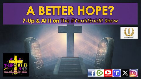 WORD OF THE DAY: HEBREWS 7:19 - A BETTER HOPE?