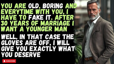 Cheating Wife wanted to celebrate her 30th anniversary with a younger man, Cheating Wife Story