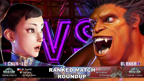 Kuya Kalbo SF6 Ranked Match Roundup. Chun Li Master Rank [Hori Fight Stick]