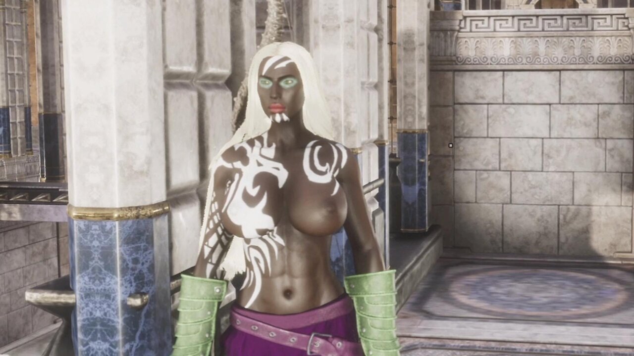 Conan exiles beginners guide Berserker farming Busty boobs Breast Expansion huge tits