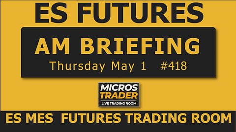 Thu ES MES Technical Analysis, Tips, Key Levels, Trading Room, & Scalping System 05/01/2025