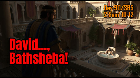 Day 90/365 - Bathsheba Takes A Bath | King David Kills Uriah! #bible #2samuel