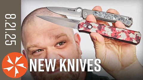 All the Pretty Colors - New Knives August 21st, 2025 at KnifeCenter